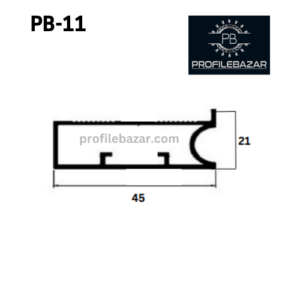 Aluminum 45mm Glass Pesting Profile,Aluminum 45mm - 1mm Glass Pasting Profile.GLASS STICK PROFILE-4MM