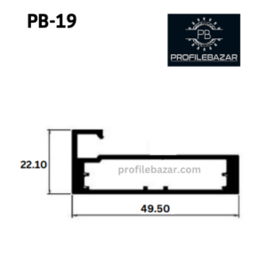 50mm Shutter Profile,Aluminium Frame Handle Profile 50mm