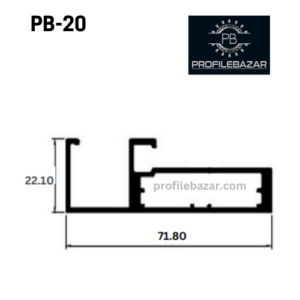 50mm Shutter Profile,50mm Profile with handle