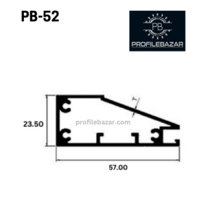 Door Profile,57mm Profile