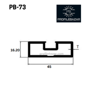 Slim Profile 16mmx45mm